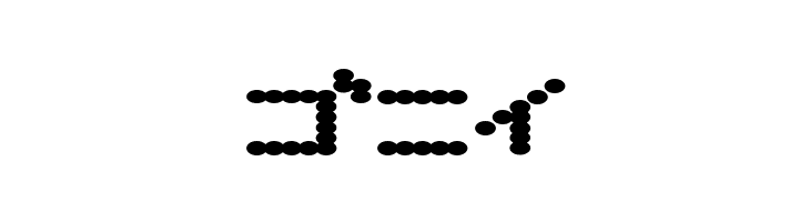 D3 Electronism Katakana  Free Fonts Download