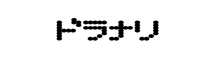 D3 Electronism Katakana  Free Fonts Download