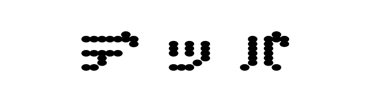 D3 Electronism Katakana  Free Fonts Download