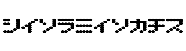 D3 Electronism Katakana  Free Fonts Download