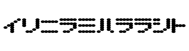 D3 Electronism Katakana  Free Fonts Download