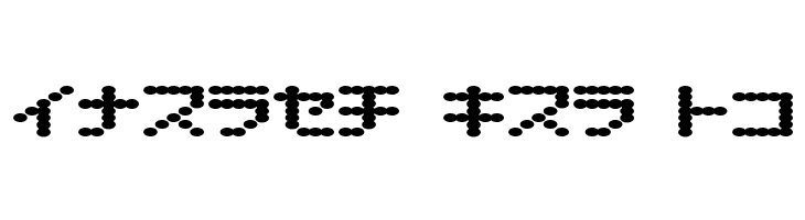 D3 Electronism Katakana  Free Fonts Download