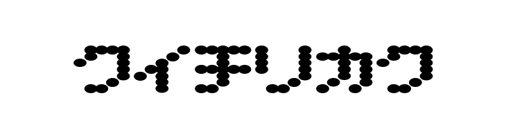 D3 Electronism Katakana  Free Fonts Download
