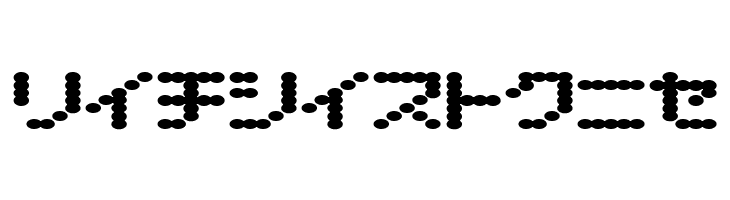 D3 Electronism Katakana  Free Fonts Download