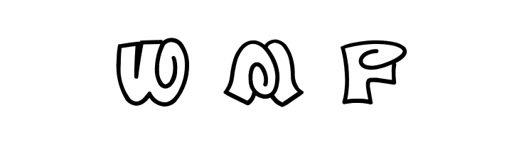 D3 Spiralism Outline  Free Fonts Download