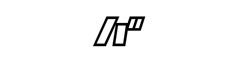 D3 Cosmism Katakana Oblique  Free Fonts Download