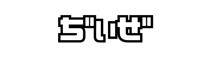 D3 Cosmism Hiragana  Free Fonts Download