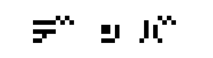 D3 Littlebitmapism Katakana  Free Fonts Download