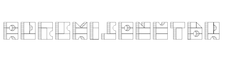 TPF Box of Bricks 1R  Free Fonts Download