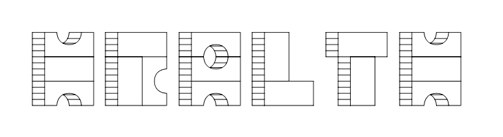 TPF Box of Bricks 1R  Free Fonts Download