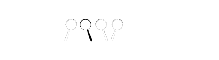 Magnifying Glass  Free Fonts Download