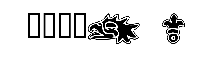 101! Aztec SymbolZ  Free Fonts Download