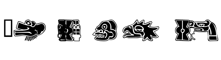 101! Aztec SymbolZ  Free Fonts Download
