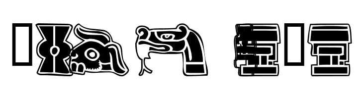 101! Aztec SymbolZ  Free Fonts Download