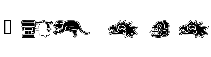 101! Aztec SymbolZ  Free Fonts Download