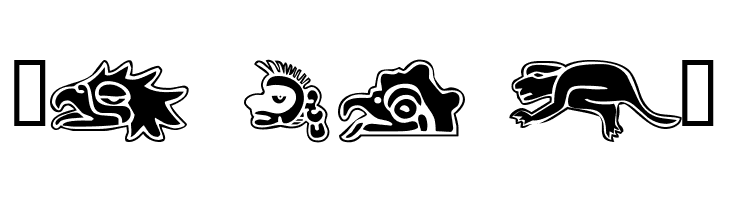 101! Aztec SymbolZ  Free Fonts Download