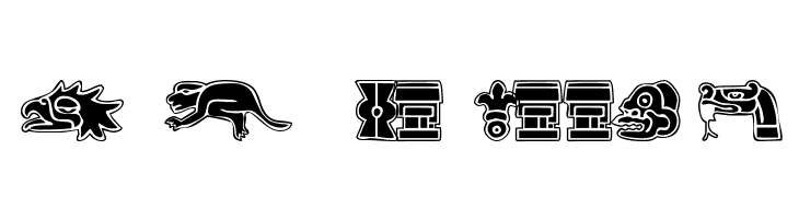 101! Aztec SymbolZ  Free Fonts Download