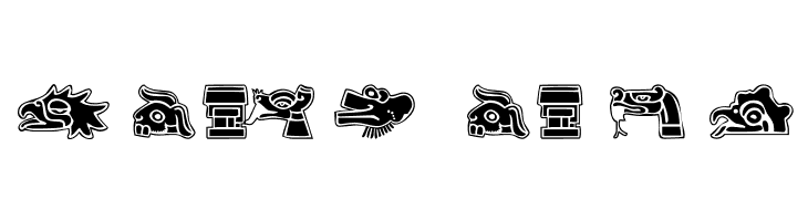 101! Aztec SymbolZ  Free Fonts Download