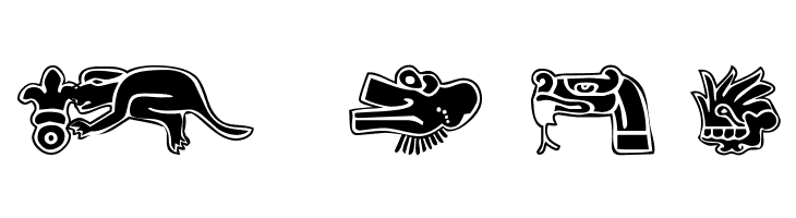 101! Aztec SymbolZ  Free Fonts Download