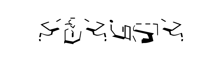 Bajoran Ancient - ST semi canon based  Free Fonts Download