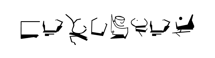 Bajoran Ancient - ST semi canon based  Free Fonts Download