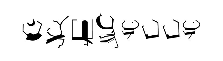 Bajoran Ancient - ST semi canon based  Free Fonts Download