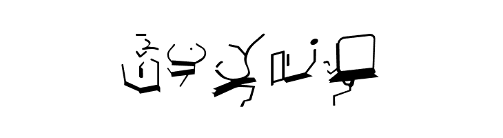 Bajoran Ancient - ST semi canon based  Free Fonts Download