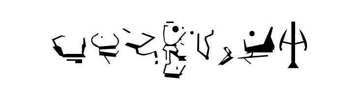 Bajoran Ancient - ST semi canon based  Free Fonts Download