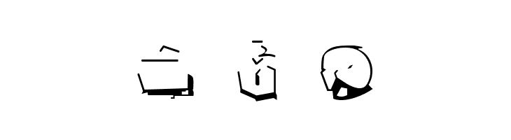 Bajoran Ancient - ST semi canon based  Free Fonts Download