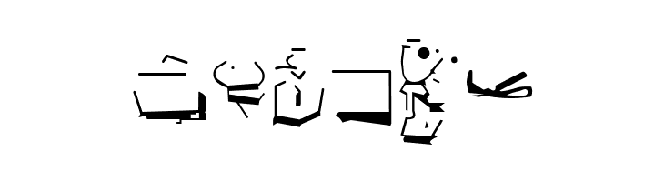 Bajoran Ancient - ST semi canon based  Free Fonts Download