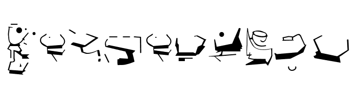 Bajoran Ancient - ST semi canon based  Free Fonts Download