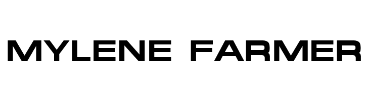 MYLENE%2BFARMER FederationBold Font