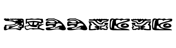 Bajoran Ideogram - ST canon based  Free Fonts Download