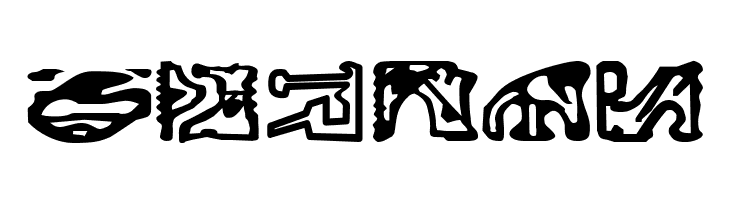 Bajoran Ideogram - ST canon based  Free Fonts Download