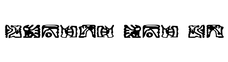 Bajoran Ideogram - ST canon based  Free Fonts Download