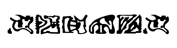 Bajoran Ideogram - ST canon based  Free Fonts Download