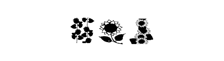 AEZsunflowers  Free Fonts Download