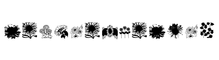 AEZsunflowers  Free Fonts Download