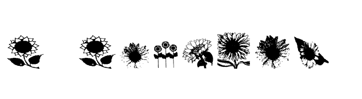 AEZsunflowers  Free Fonts Download