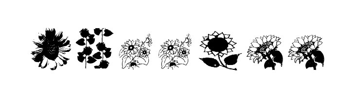 AEZsunflowers  Free Fonts Download
