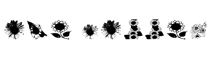 AEZsunflowers  Free Fonts Download