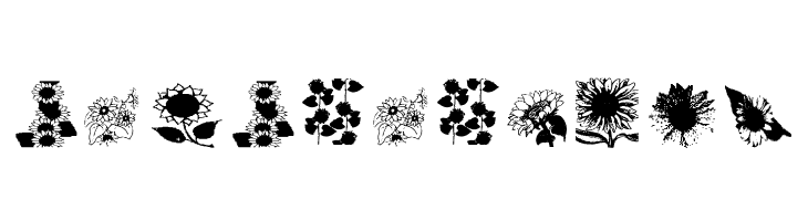 AEZsunflowers  Free Fonts Download