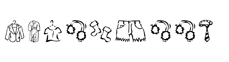 AEZ clothes  Free Fonts Download