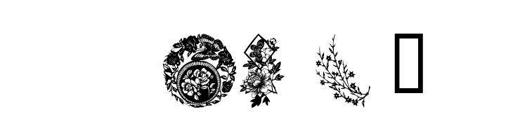 Floral 1  Free Fonts Download
