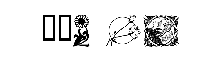 Floral 1  Free Fonts Download