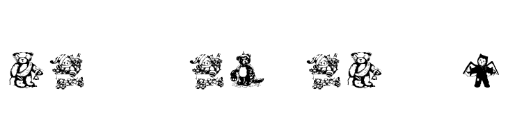 AEZholidaybears  Free Fonts Download