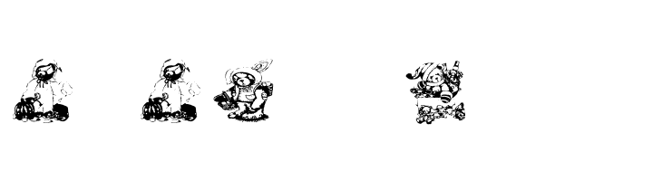 AEZholidaybears  Free Fonts Download