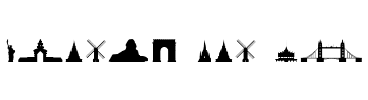 Human building  Free Fonts Download