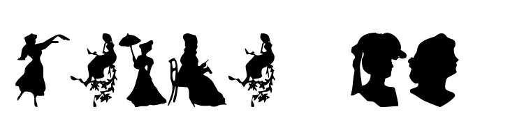 ck_vic-silhouette  Free Fonts Download