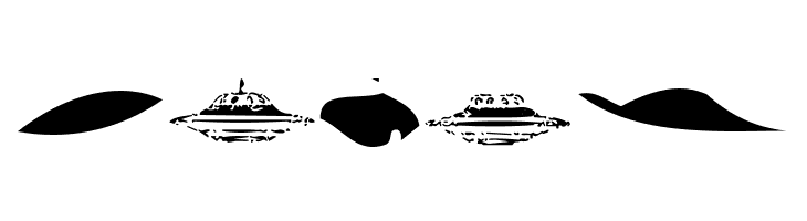 UFOnt51Silhouette  Free Fonts Download